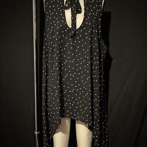 Torrid hi-low top. Black with stars. Size 2